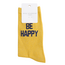Socken Glitter Statement Be Happy
