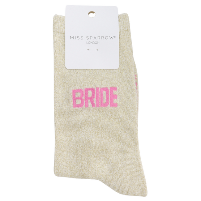 Socken Glitter Statement Bride