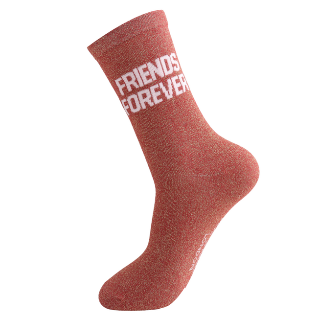 Socks Glitter Statement Friends Forever