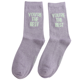 Miss Sparrow Socken Glitter Statement You’re The Best