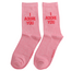 Socks Glitter Statement I Adore You