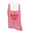 Socken Glitter Statement I Adore You