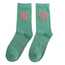 Miss Sparrow Socken Glitter Statement Good Luck
