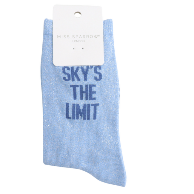 Socken Glitter Statement Sky’s The Limit