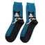 Miss Sparrow Mens Socks Bamboo Long Cats teal