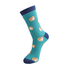Mens Socks Bamboo Guinea Pigs teal