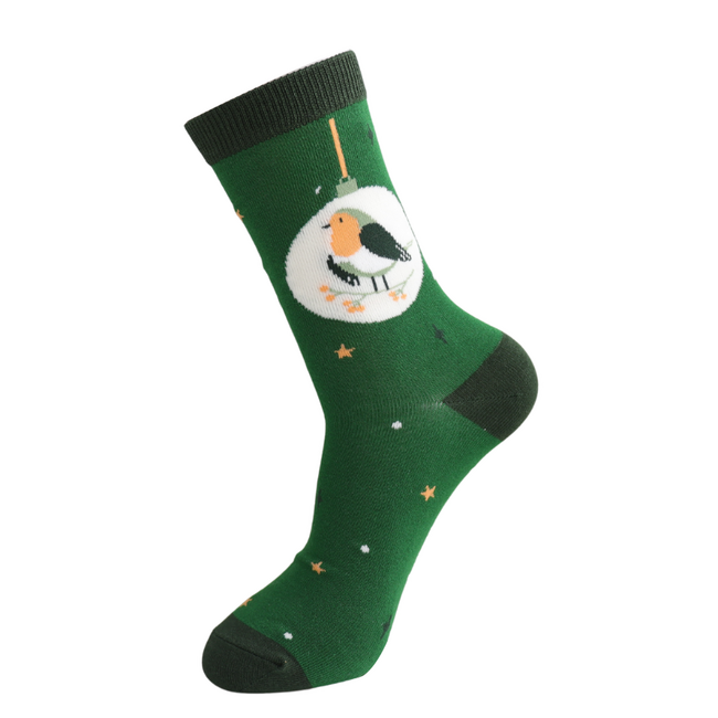 Socken Bamboo Bauble Robin green