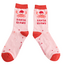 Socks Bamboo Santa Claws pink