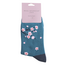 Socks Bamboo Blossom Tree blue