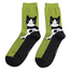 Socks Bamboo Long Cats green