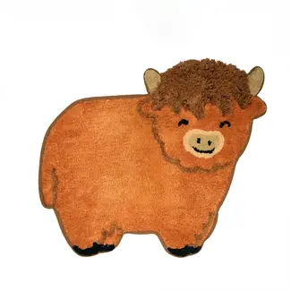 Sass & Belle Teppich/Badematte Highland Cow