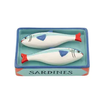 Sass & Belle Pfeffer und Salz Streuer Sardines Set of 2
