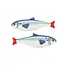 Salt and Pepper Sardines Set of 2