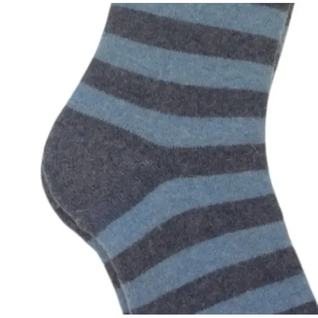 Men's Socks Super Soft Stripe steel blue