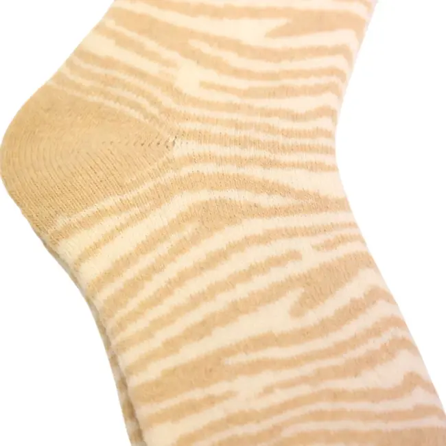 Socken Ribbed Zebra oatmeal
