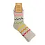 Socken Ribbed Zig-Zag grey