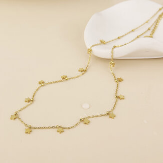 POM 14k Gold plated waterproof Necklace Starry Little Stars