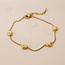 14k Gold plated waterproof Bracelet Hearts