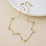 POM 14k Gold plated waterproof Necklace Hearts