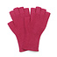 POM Gloves Fingerless Ribbed Jasmin bright pink