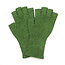 POM Gloves Fingerless Ribbed Jasmin green