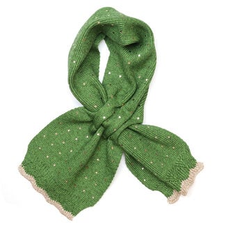 POM Schal zum Durchziehen Jasmin green