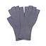 POM Gloves Fingerless Ribbed Jasmin dusty blue