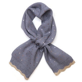 POM Schal zum Durchziehen Jasmin dusty blue