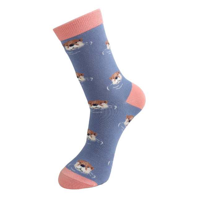 Socks Bamboo Otter Above The Water denim