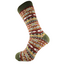 Gemjar Socken Men Wollmix Fairisle green/rust