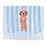 Gästetuch Sausage Dog & Blue Stripes