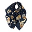 Scarf Dusty Miller black