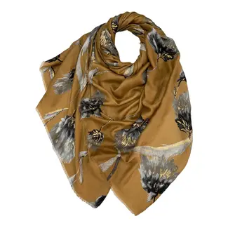 M&K Collection Scarf Dusty Miller mocca