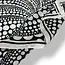 Scarve Square Abstract Dot Wave black