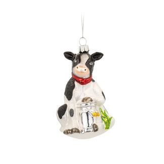 Sass & Belle Christmas Decoration Dairy Cow
