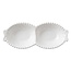 Clayre & Eef Bowl Pearl double round white