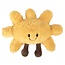 Kissen Star yellow fluffy