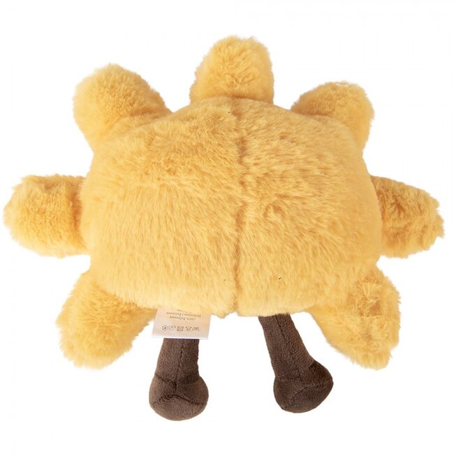 Cushion Star yellow fluffy