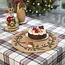 Filz-Untersetzer 35 cm rond Roodborstje beige