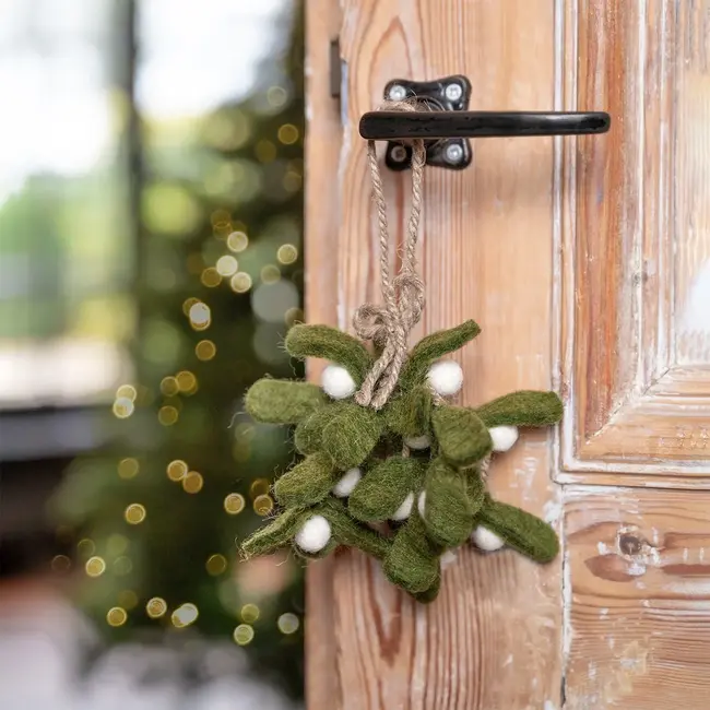 Filz Weihnachtshänger Mistletoe Large