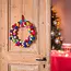 Sjaal met Verhaal Filz Weihnachtskranz Bolletjes multicolor