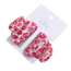 Hair Claw Clip Leopard pink Set of 2