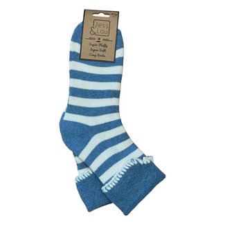 Jess & Lou Socken Cuff Stripe cornflower
