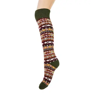 Gemjar Over the Knee Socks Woolmix dark