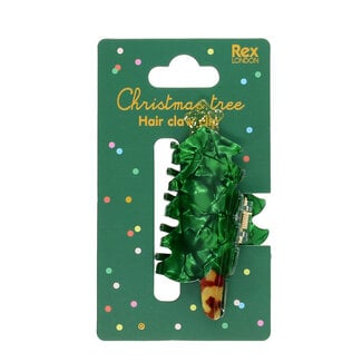 Rex London Hair Claw Clip Christmas Tree