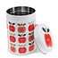 Canister Storage Tin Vintage Apple