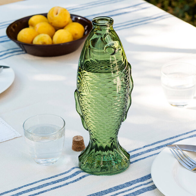 Glasflasche 500ml Green Fish