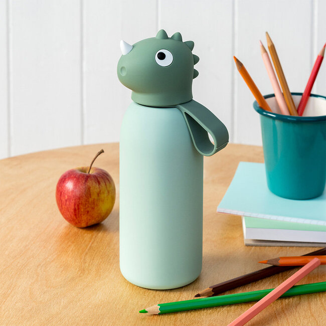 Stainless Steel Bottle Animal Head Dino