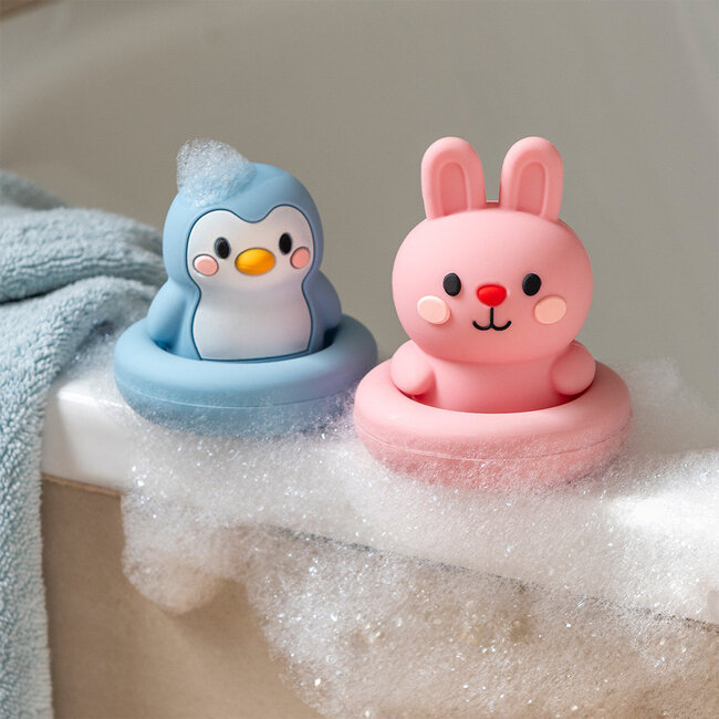 Bath Toy Penguin blue
