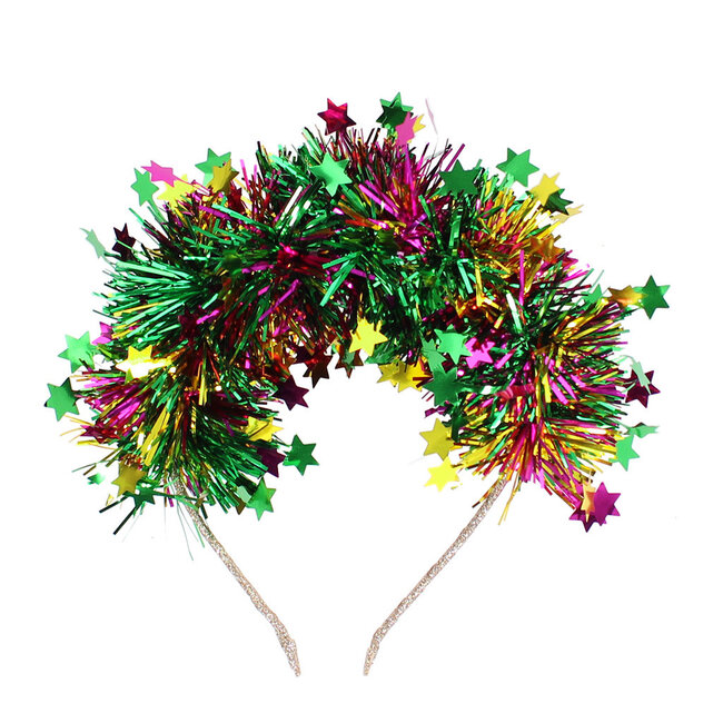 Party Haarband Star Tinsel